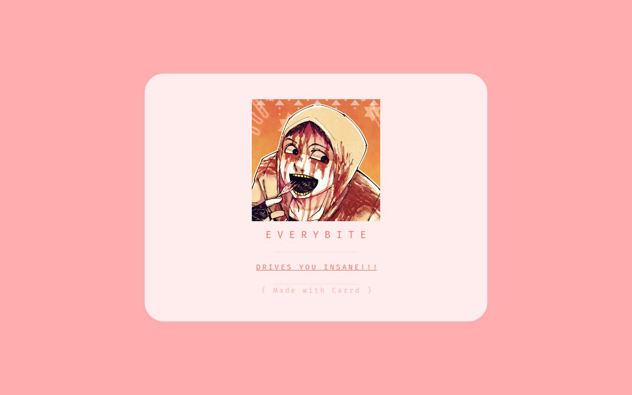 Carrd profile picture for @consume